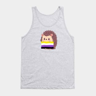 Hedgehog Nonbinary Pride Tank Top